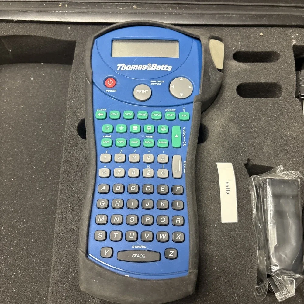 Thomas & Betts‎ EZL-100 Thermal Label Printer Silicone Bumper & Hard Case Works